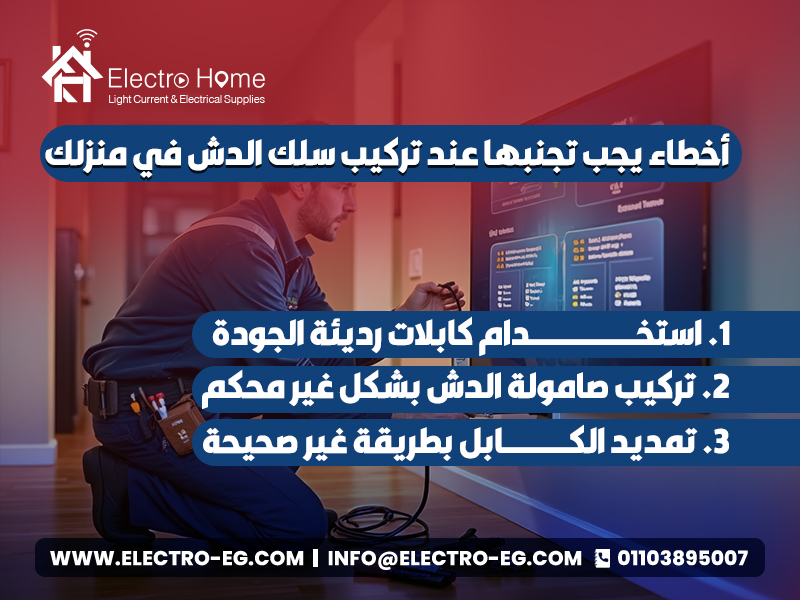 أخطاء يجب تجنبها عند تركيب سلك الدش في منزلك