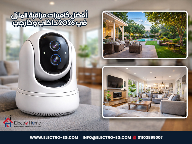 أفضل كاميرات مراقبة للمنزل في 2026 داخلي وخارجي