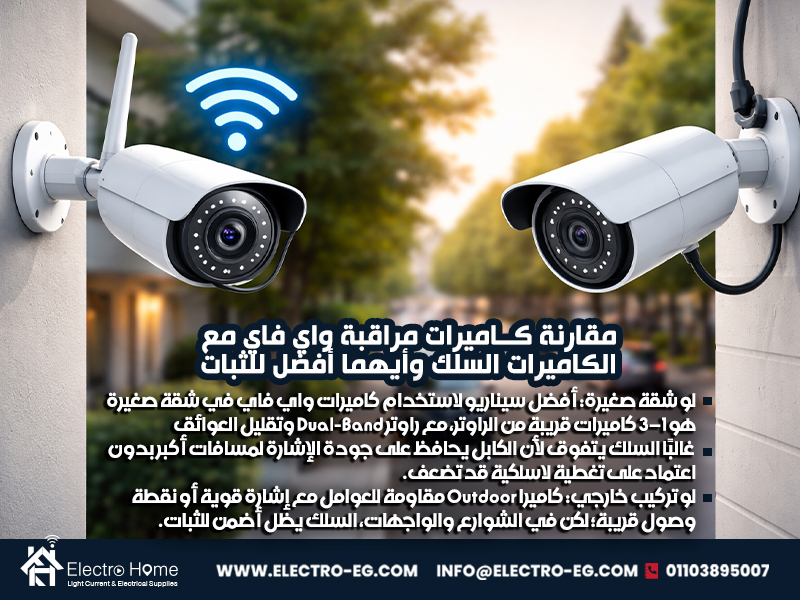 مقارنة-كاميرات-مراقبة-واي-فاي-مع-الكاميرات-السلك-وأيهما-أفضل-للثباتت