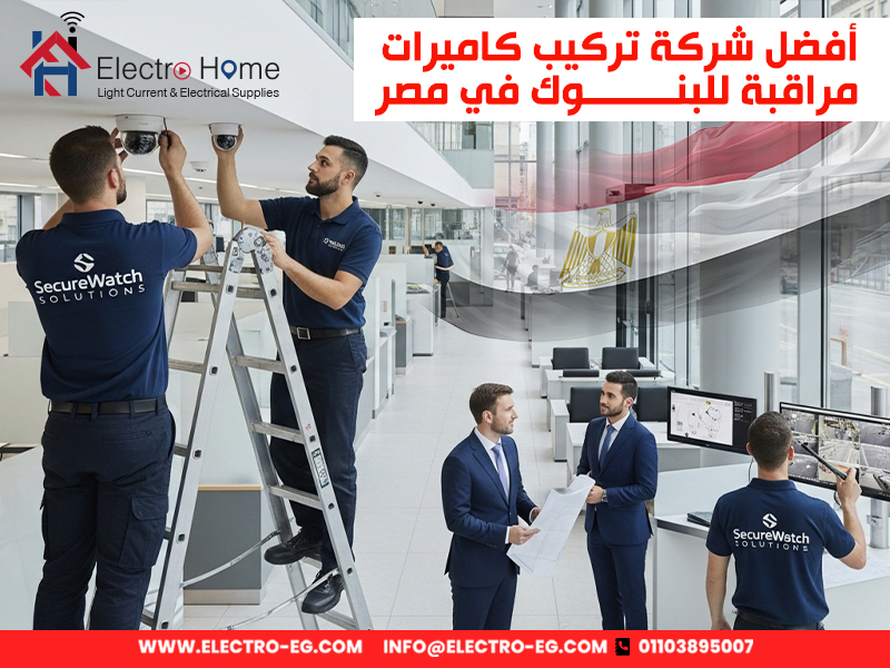 أفضل شركة تركيب كاميرات مراقبة للبنوك في مصر