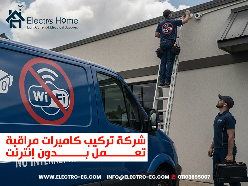 شركة تركيب كاميرات مراقبة تعمل بدون إنترنت