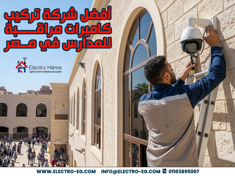 أفضل شركة تركيب كاميرات مراقبة للمدارس في مصر