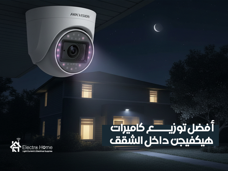 أفضل توزيع كاميرات هيكفيجن داخل الشقق