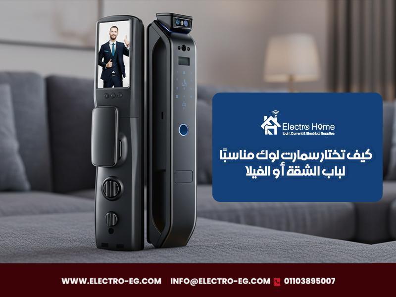 كيف تختار سمارت لوك مناسبًا لباب الشقة أو الفيلا